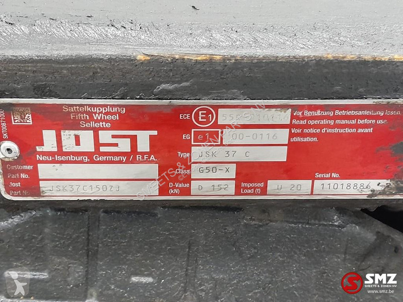 Reservdelar lastbilar Jost Occ koppelschotel +...