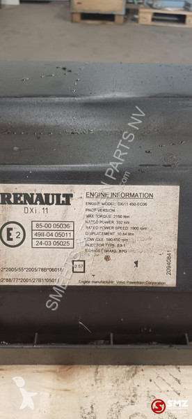 Pièces poids lourds Renault Occ kleppendeksel...