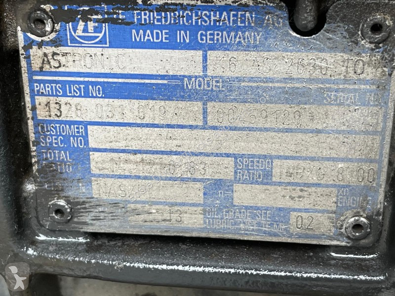 Reservdelar lastbilar Ginaf ZF ASTRONIC...