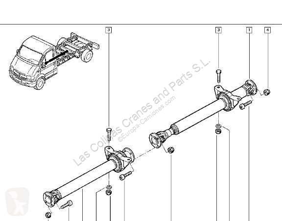 Piese camioane Renault Arbre de transmission...