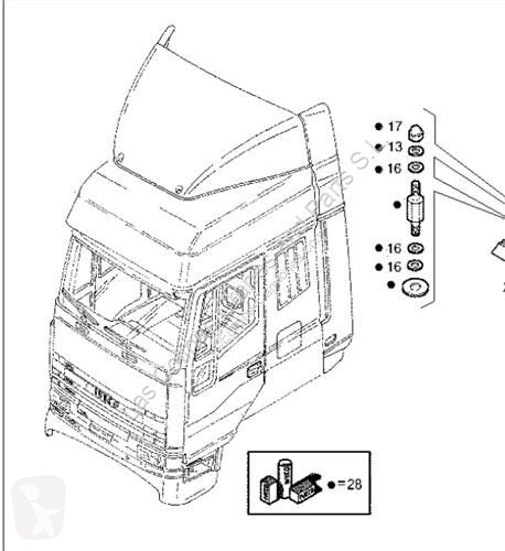 قطع غيار الآليات الثقيلة Iveco Aileron 99473094...