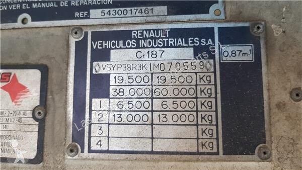 قطع غيار الآليات الثقيلة Renault Cabine pour...