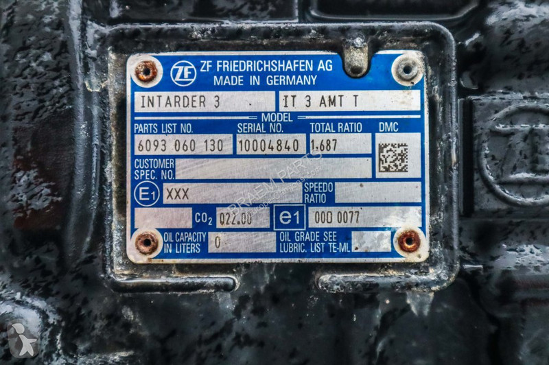 Запчасти для грузовика ZF 12TX2621DD+INT3...