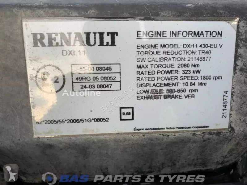 Запчасти для грузовика Renault