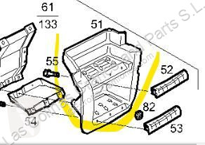 قطع غيار الآليات الثقيلة Iveco Marchepied...