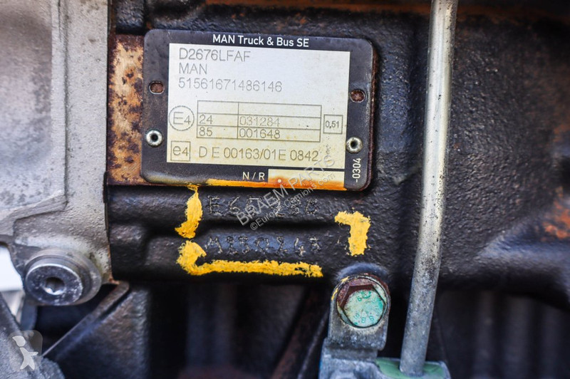 قطع غيار الآليات الثقيلة MAN D2676LFAF EURO6 510PS