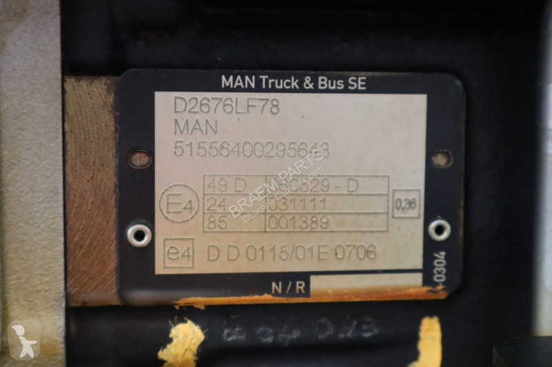 Piese camioane MAN D2676LF78 EURO6D 510PS