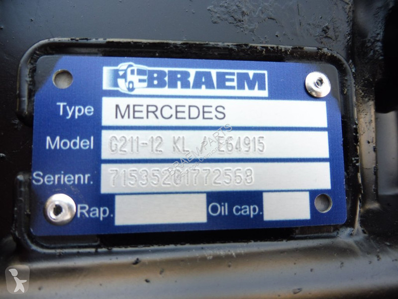 Náhradní díly pro kamiony Mercedes G211-12KL...
