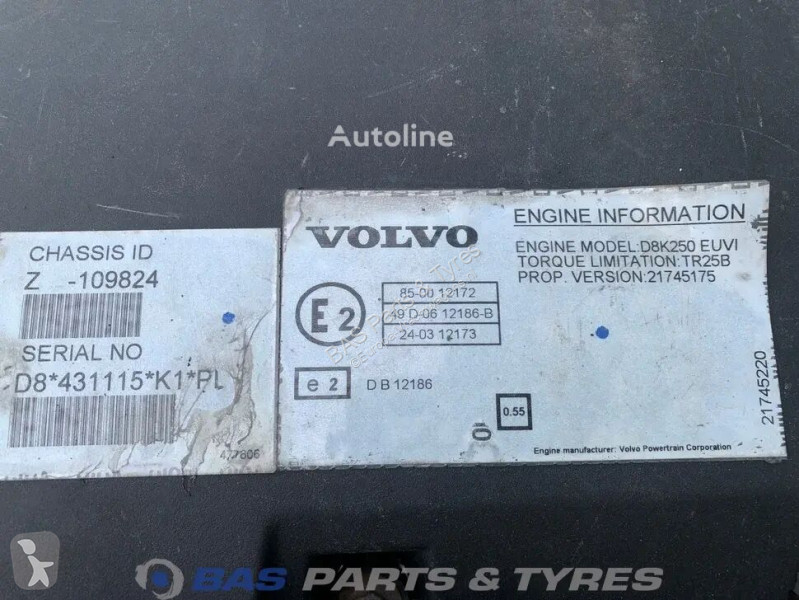 قطع غيار الآليات الثقيلة Volvo FE Euro 6 D8K...