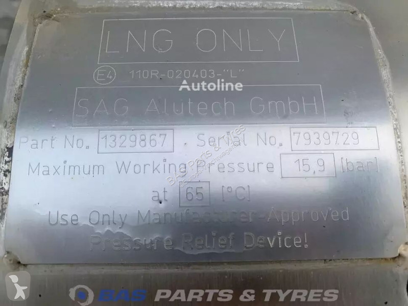 قطع غيار الآليات الثقيلة Scania LNG tank 340 Liter