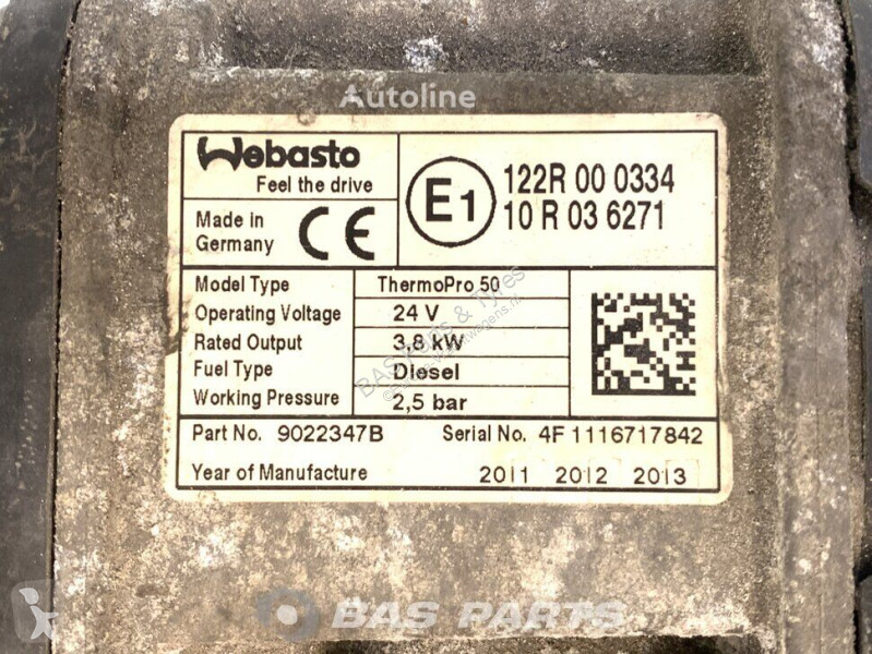 قطع غيار الآليات الثقيلة Webasto TP50 Parking