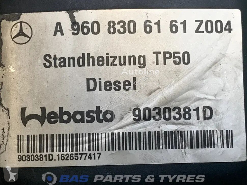 قطع غيار الآليات الثقيلة Webasto TP50 Parking