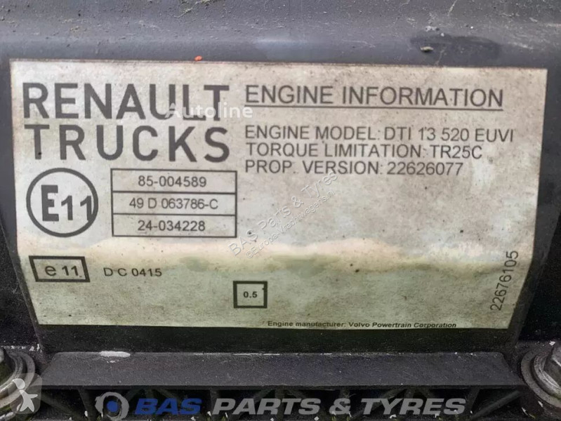 قطع غيار الآليات الثقيلة Renault