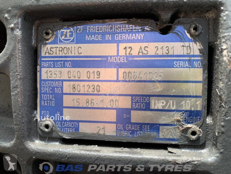 Vrachtwagenonderdelen ZF XF105 DAF 12AS2131 TD...