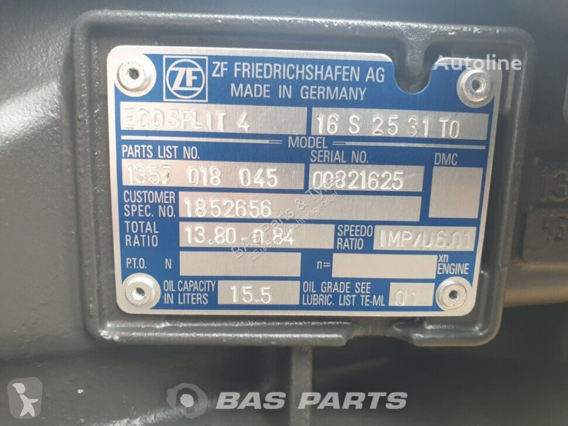 Pezzi di ricambio per mezzi pesanti DAF 16S2531...