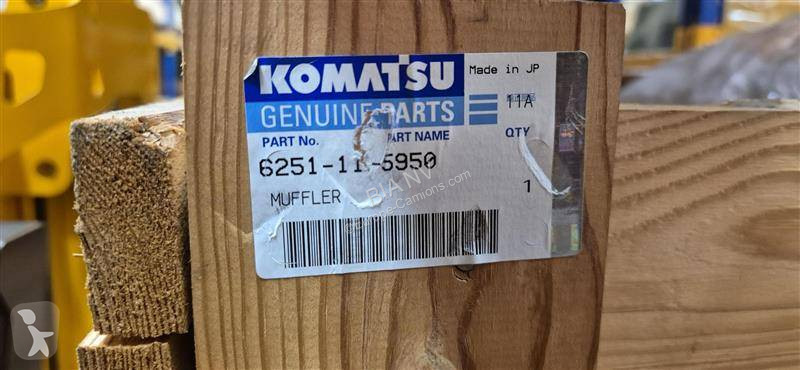 Losse onderdelen bouwmachines Komatsu MUFFLER...