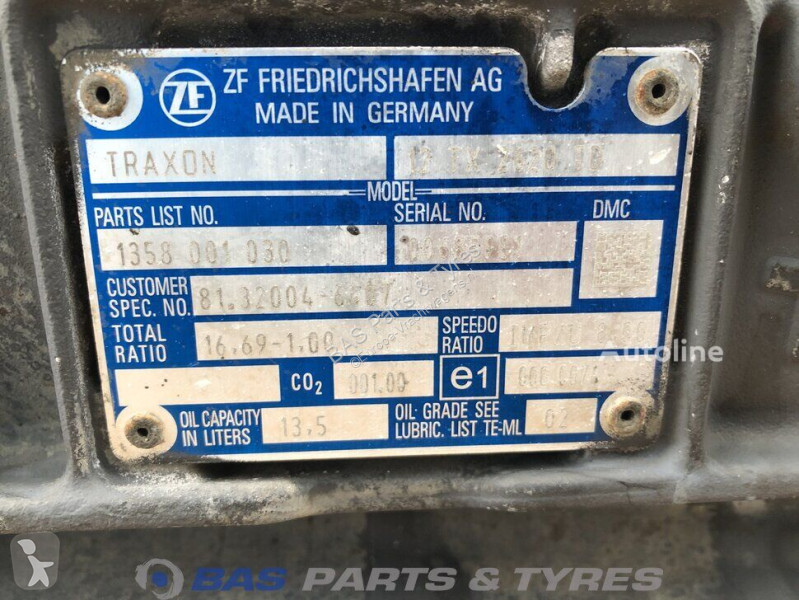 قطع غيار الآليات الثقيلة ZF TGX MAN 12TX2620 DD...