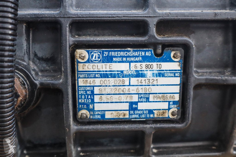 ZF 6S800OD TGL 81.32004-6180 truck part