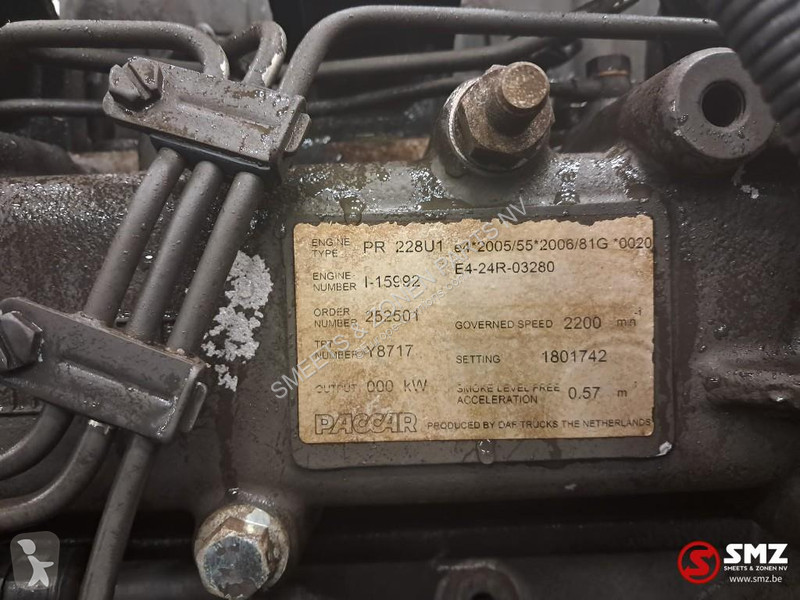 قطع غيار الآليات الثقيلة DAF Occ motor PR228U1 DAF
