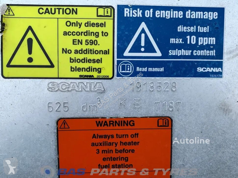 قطع غيار الآليات الثقيلة Scania 625 Liter