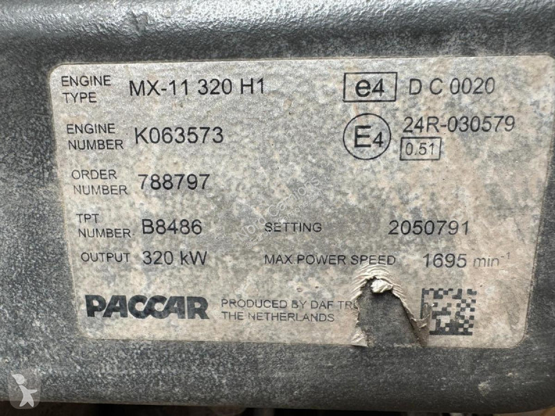 قطع غيار الآليات الثقيلة DAF 440 - MX11 320