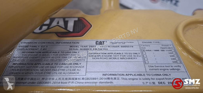 قطع غيار الآليات الثقيلة Caterpillar Motor...