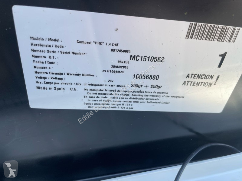 قطع غيار الآليات الثقيلة DAF STANDAIRCO COMPACT...