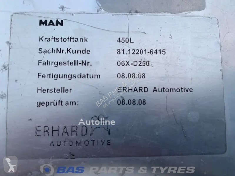 قطع غيار الآليات الثقيلة MAN 450 Liter