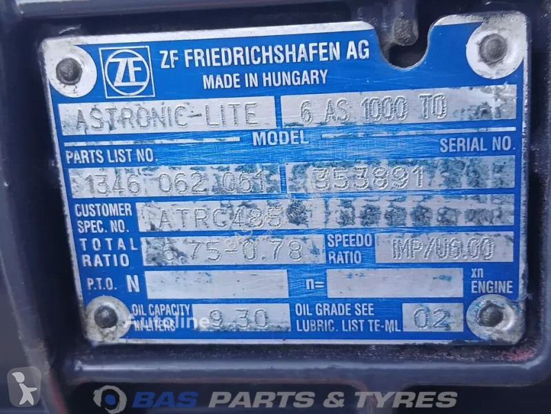 Pièces poids lourds ZF LF Euro 6 DAF , Automatic