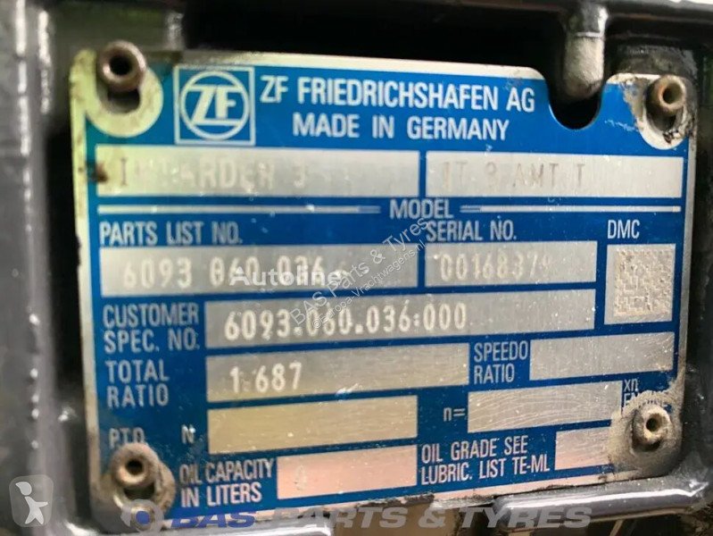 Pièces poids lourds ZF XF106 DAF 12AS2331 TD AS...