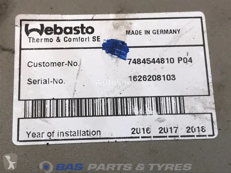 قطع غيار الآليات الثقيلة Webasto AirTop Evo...