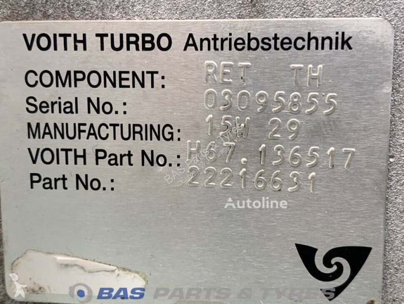 قطع غيار الآليات الثقيلة Voith Retarder Renault...