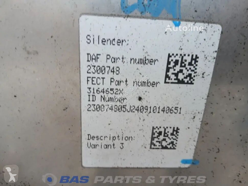 Vrachtwagenonderdelen DAF Silencer