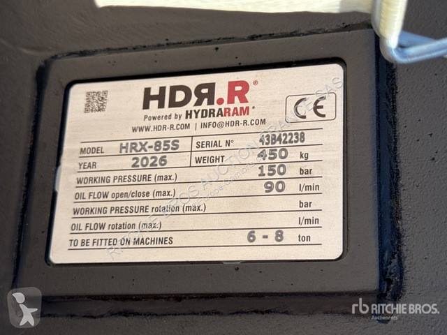 Equipamientos maquinaria OP  HRX-85S
