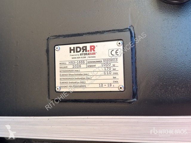 Equipamientos maquinaria OP   HRX-165S