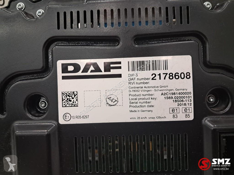 Pièces poids lourds DAF Occ instrumentenpaneel DAF
