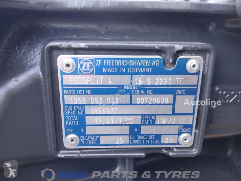Запчасти для грузовика DAF 16S2531 TO 16S2531...