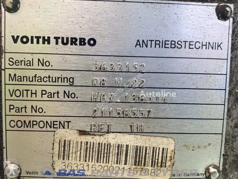 Запчасти для грузовика Voith Retarder Volvo...