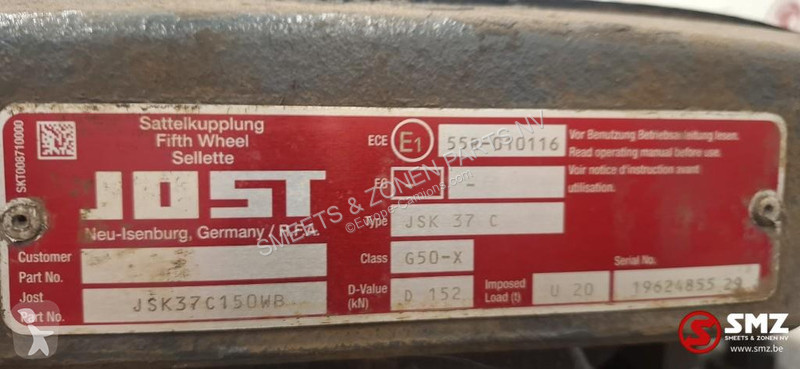 Запчасти для грузовика Jost Occ koppelschotel +...