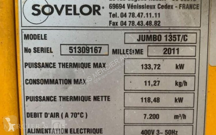 Repuestos para camiones Sovelor chauffage fioul...