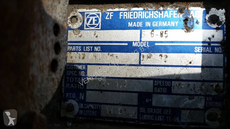Reservdelar lastbilar ZF S 6-85