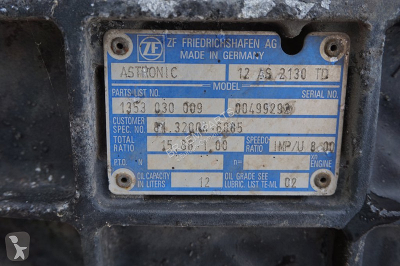 Reservdelar lastbilar ZF 12AS2130TD TG-X...