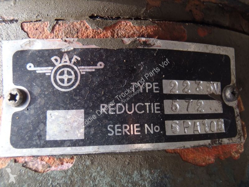 Reservdelar lastbilar DAF TYPE 2235V RATIO 5,72...