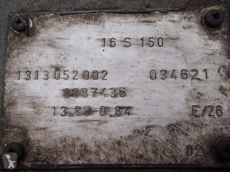 Pièces poids lourds DAF 0087436 ZF 16S150 RATIO...