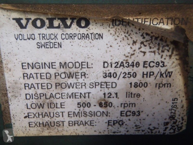Pièces poids lourds Volvo D12A340 EC93