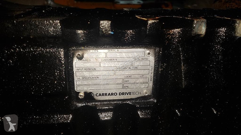 Náhradní díly stavba Carraro 28.20 - Yanmar V...