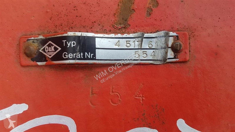 قطع غيار الآليات الثقيلة O&K 4517615 - O&K L 35...