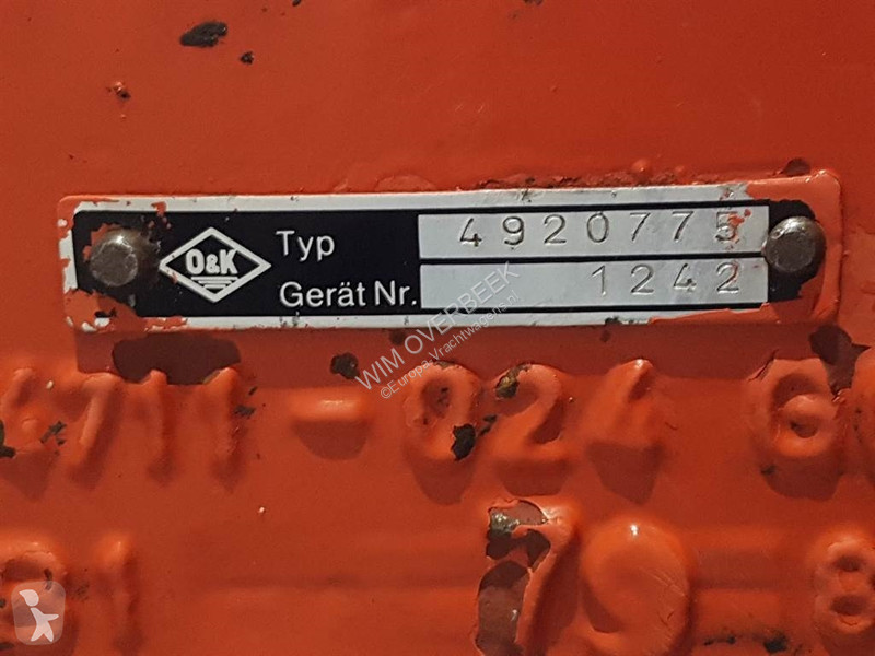 قطع غيار الآليات الثقيلة O&K L15B - 4920775 -...