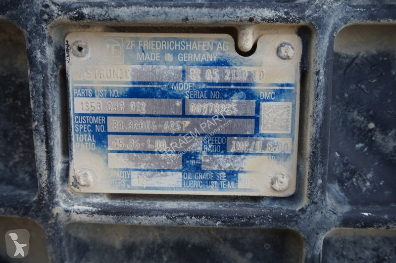 Reservdelar lastbilar ZF 12AS2130DD TGX...