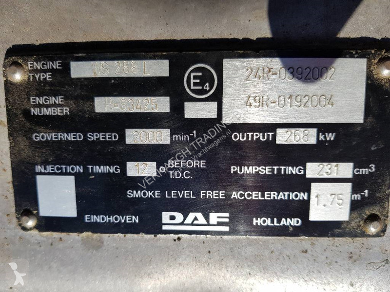 Pièces poids lourds DAF WS268L